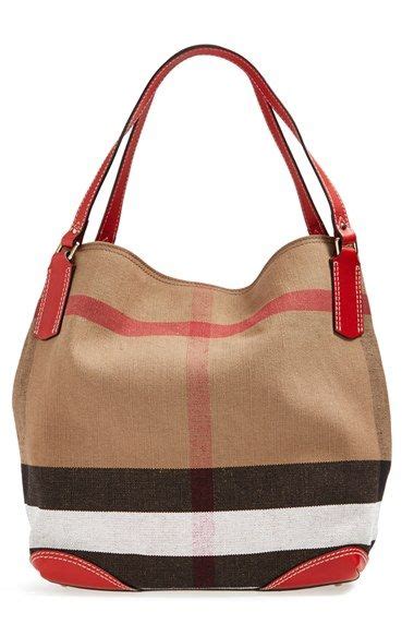 burberry medium exploded check canvas tote bag